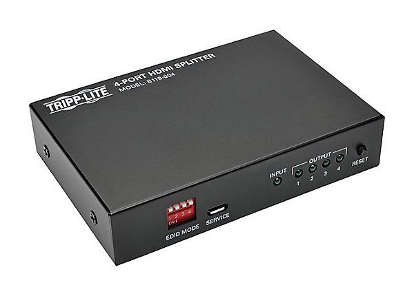 4-Port HDMI Video Audio Splitter 1080p