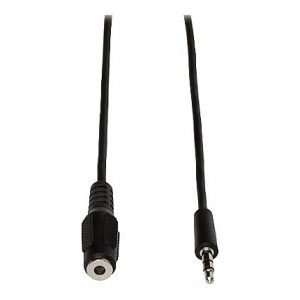 6ft Mini Stereo Audio Cable 3.5mm M/F