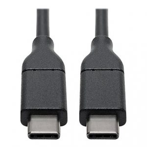 Tripp Lite - USB 2.0 USB-C Hi-Speed Cable w/ 5A Rating 20V M/M USB Type-C 3ft
